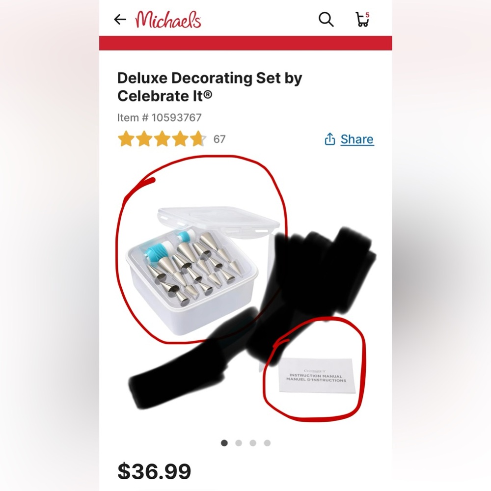 •Deluxe Decorating Set•